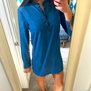 BCBG mini denim dress